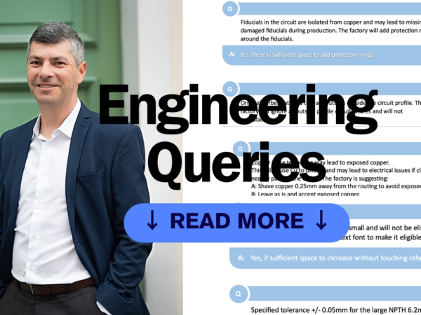 Engineering queries on PCB.
