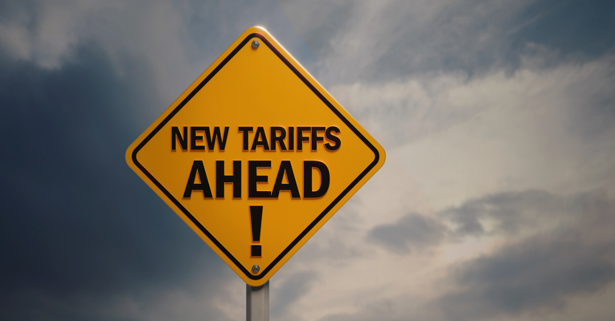 Tariffs are threatening the supply chains.